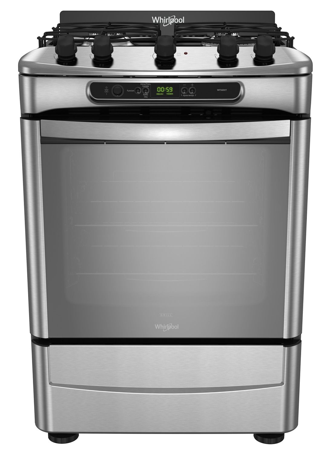Cocina Complete – 4 hornallas – 60 cm – Acero Inoxidable